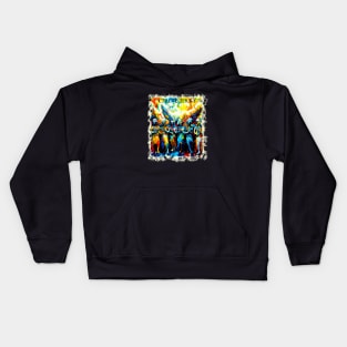 Wings of mummies cj Kids Hoodie